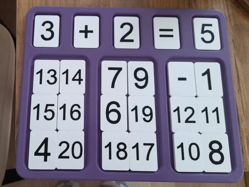 Fichas de Matemática para Crianças (Adição/Subtração)