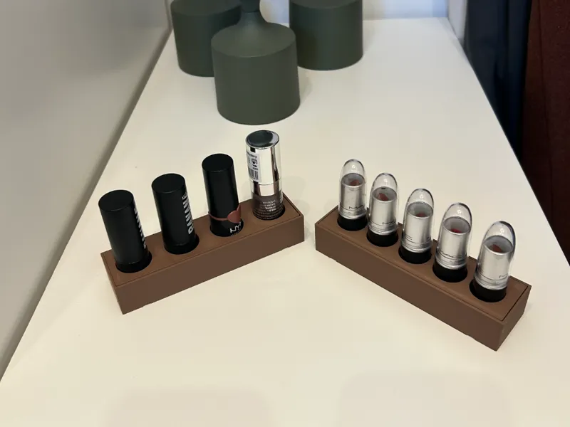 Caixa Modular de Armazenamento para Batom e Esmalte