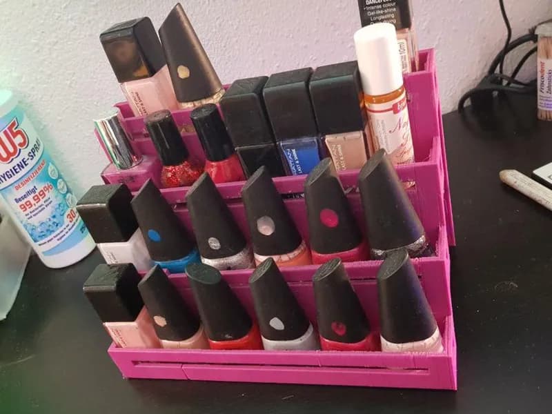 Prateleira de Esmaltes (32 Frascos)
