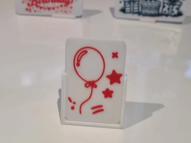 Placa Decorativa de Mesa Balão de Festa