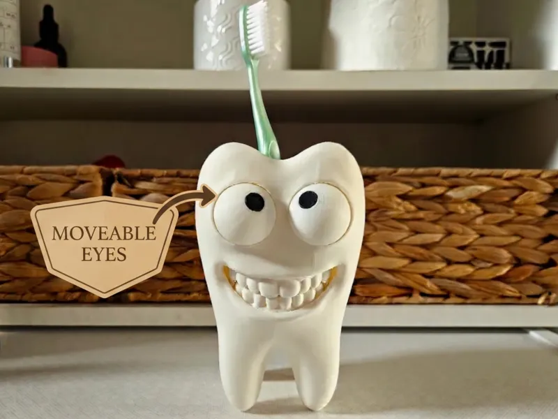 Suporte de Escova de Dentes Infantil (Desenho)