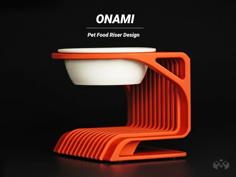 Suporte Elevado para Comedouro Pet (Onami)