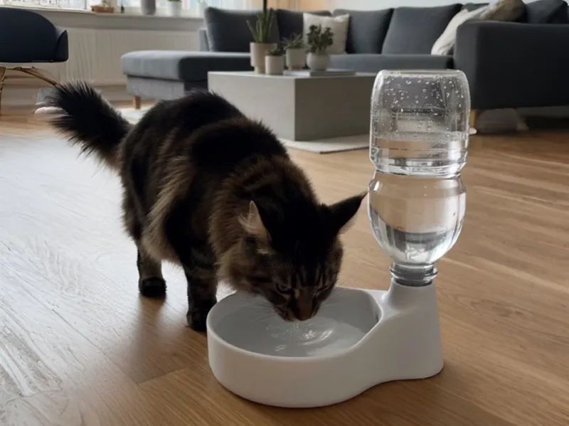 Bebedouro com Dispensador de Água para Pets