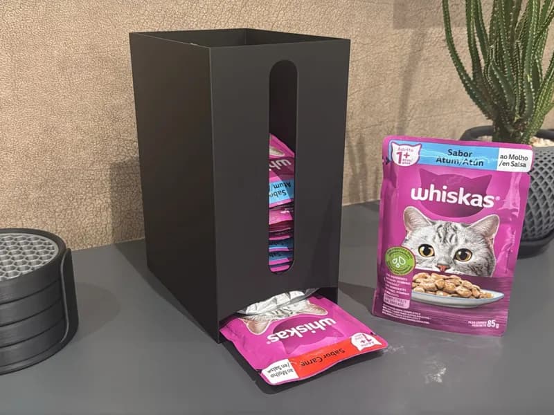 Dispenser de Sachê para Comida de Pet
