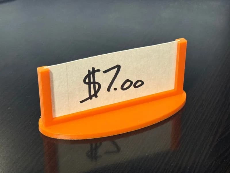 Suporte para Etiquetas de Preço (Fichas)